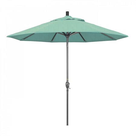 California Umbrella Patio Umbrella, Octagon, 101" H, Sunbrella Fabric, Spectrum Mist 194061031926