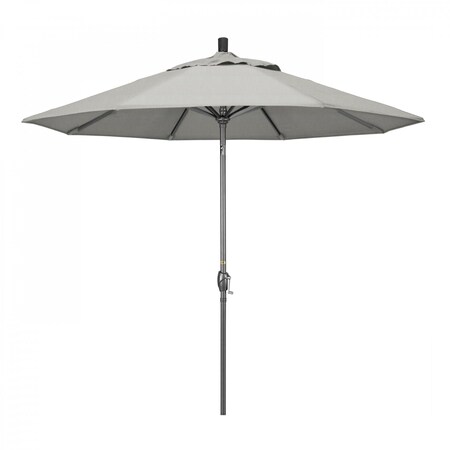 California Umbrella Patio Umbrella, Octagon, 101" H, Sunbrella Fabric, Granite 194061031995