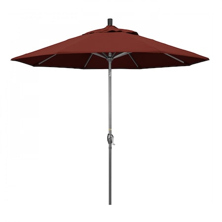 March Patio Umbrella, Octagon, 101" H, Sunbrella Fabric, Henna 194061032053