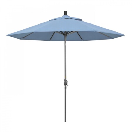 March Patio Umbrella, Octagon, 101" H, Sunbrella Fabric, Air Blue GSPT908010-5410