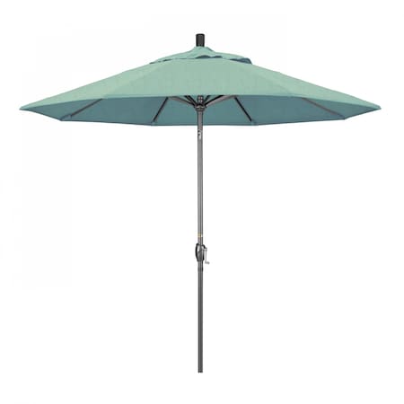 California Umbrella Patio Umbrella, Octagon, 101" H, Sunbrella Fabric, Spa 194061032084