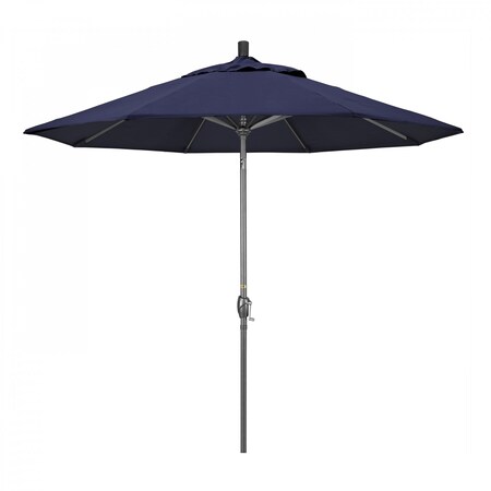 California Umbrella Patio Umbrella, Octagon, 101" H, Sunbrella Fabric, Navy 194061032176
