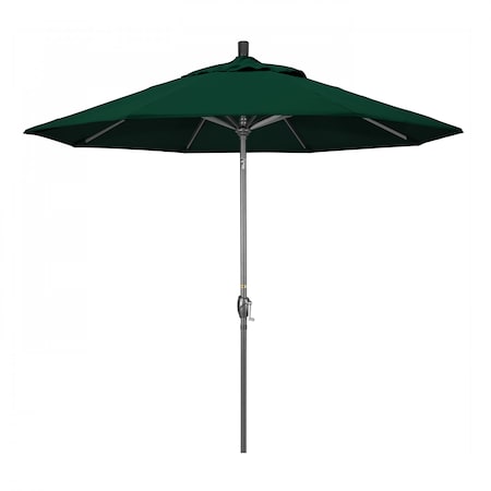 California Umbrella Patio Umbrella, Octagon, 101" H, Sunbrella Fabric, Forest Green 194061032190