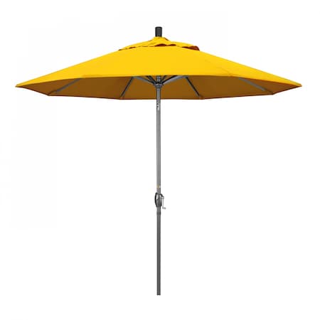 California Umbrella Patio Umbrella, Octagon, 101" H, Sunbrella Fabric, Sunflower Yellow 194061032213