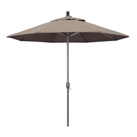 California Umbrella Patio Umbrella, Octagon, 101" H, Sunbrella Fabric, Taupe 194061032220