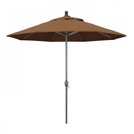 California Umbrella Patio Umbrella, Octagon, 101" H, Sunbrella Fabric, Teak 194061032251