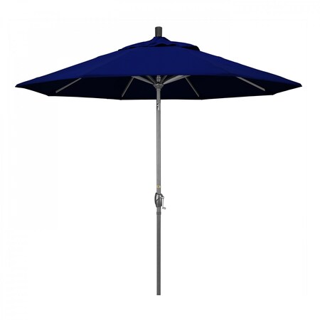 California Umbrella Patio Umbrella, Octagon, 101" H, Sunbrella Fabric, True Blue 194061032275