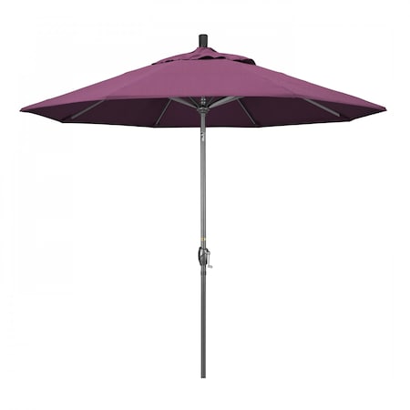 California Umbrella Patio Umbrella, Octagon, 101" H, Sunbrella Fabric, Iris 194061032343