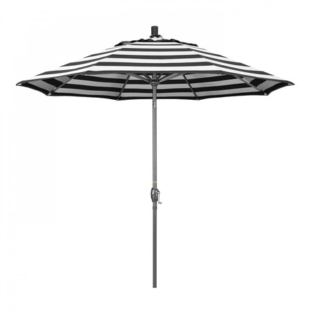 California Umbrella Patio Umbrella, Octagon, 101" H, Sunbrella Fabric, Cabana Classic 194061032367