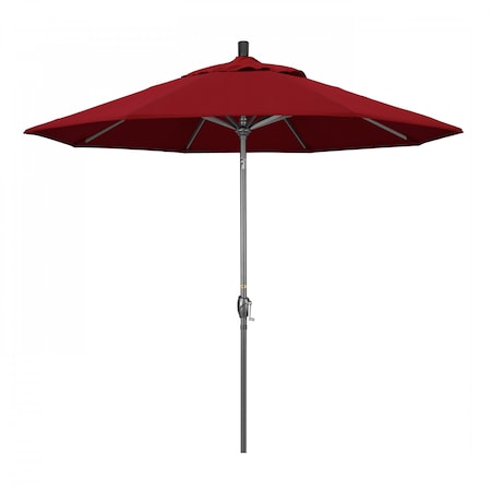California Umbrella Patio Umbrella, Octagon, 101" H, Olefin Fabric, Red 194061032442