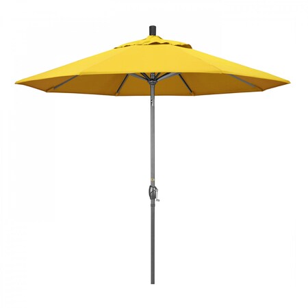 California Umbrella Patio Umbrella, Octagon, 101" H, Olefin Fabric, Lemon 194061032466