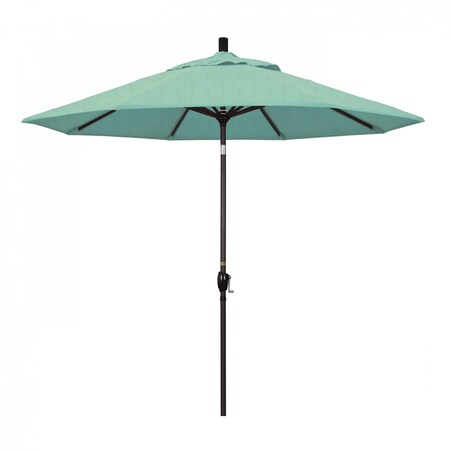 California Umbrella Patio Umbrella, Octagon, 101" H, Sunbrella Fabric, Spectrum Mist 194061032824