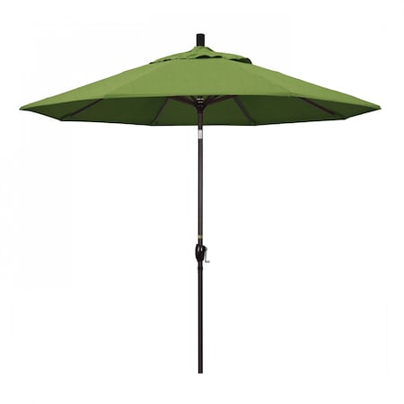 California Umbrella Patio Umbrella, Octagon, 101" H, Sunbrella Fabric, Spectrum Cilantro 194061032831