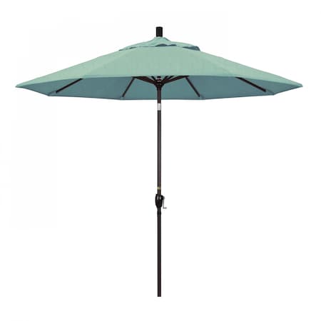 California Umbrella Patio Umbrella, Octagon, 101" H, Sunbrella Fabric, Spa 194061032985