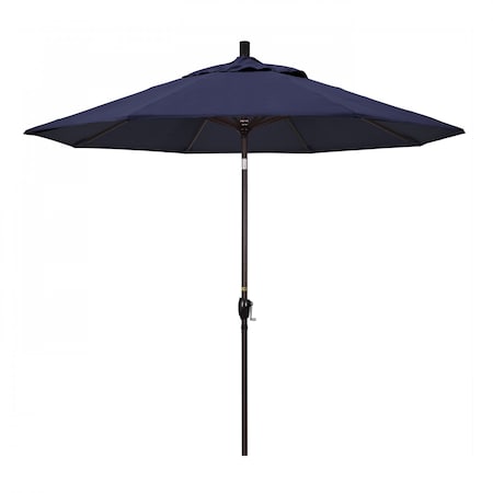 California Umbrella Patio Umbrella, Octagon, 101" H, Sunbrella Fabric, Navy 194061033074