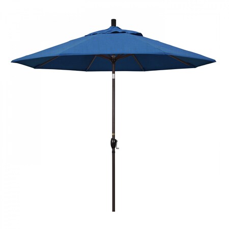 California Umbrella Patio Umbrella, Octagon, 101" H, Sunbrella Fabric, Regatta 194061033166