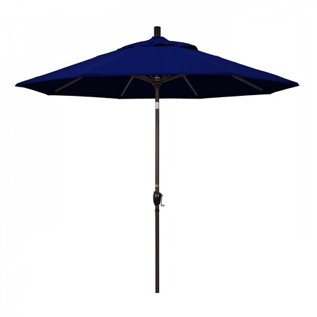 California Umbrella Patio Umbrella, Octagon, 101" H, Sunbrella Fabric, True Blue 194061033173