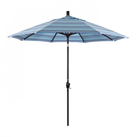 California Umbrella Patio Umbrella, Octagon, 101" H, Sunbrella Fabric, Dolce Oasis 194061033197