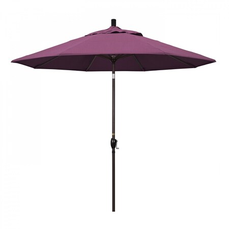 California Umbrella Patio Umbrella, Octagon, 101" H, Sunbrella Fabric, Iris 194061033241