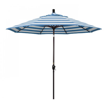 California Umbrella Patio Umbrella, Octagon, 101" H, Sunbrella Fabric, Cabana Regatta 194061033258