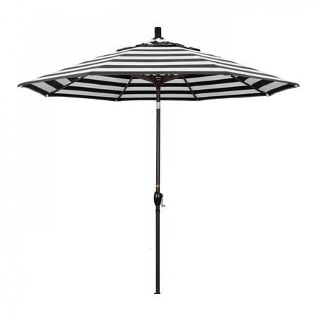California Umbrella Patio Umbrella, Octagon, 101" H, Sunbrella Fabric, Cabana Classic 194061033265