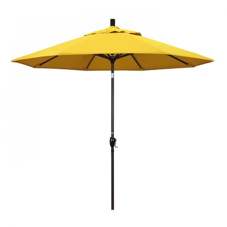 California Umbrella Patio Umbrella, Octagon, 101" H, Olefin Fabric, Lemon 194061033364
