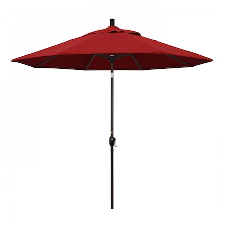 California Umbrella Patio Umbrella, Octagon, 101" H, Pacifica Fabric, Red 194061033531