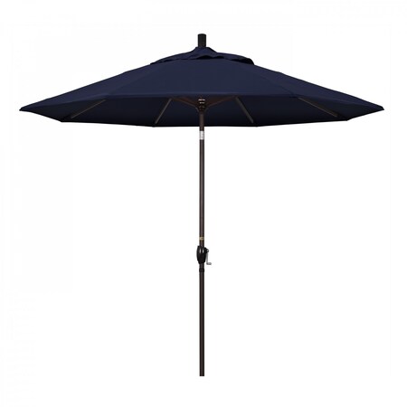 California Umbrella Patio Umbrella, Octagon, 101" H, Pacifica Fabric, Navy 194061033647