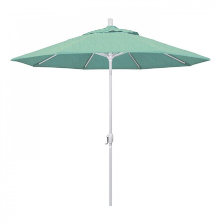 California Umbrella Patio Umbrella, Octagon, 101" H, Sunbrella Fabric, Spectrum Mist 194061033722