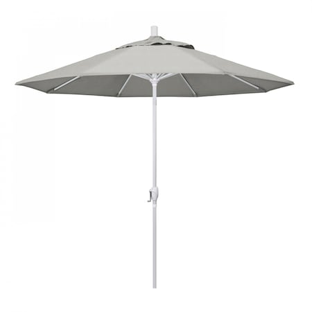 California Umbrella Patio Umbrella, Octagon, 101" H, Sunbrella Fabric, Granite 194061033791