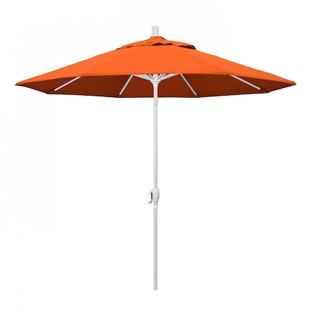 California Umbrella Patio Umbrella, Octagon, 101" H, Sunbrella Fabric, Melon 194061033906