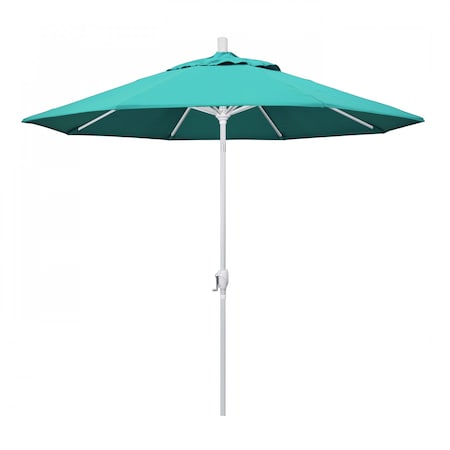 California Umbrella Patio Umbrella, Octagon, 101" H, Sunbrella Fabric, Aruba 194061033913