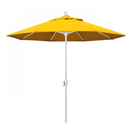 California Umbrella Patio Umbrella, Octagon, 101" H, Sunbrella Fabric, Sunflower Yellow 194061034019