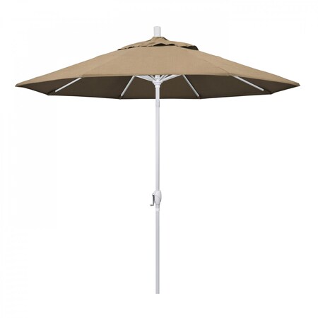 California Umbrella Patio Umbrella, Octagon, 101" H, Sunbrella Fabric, Heather Beige 194061034040