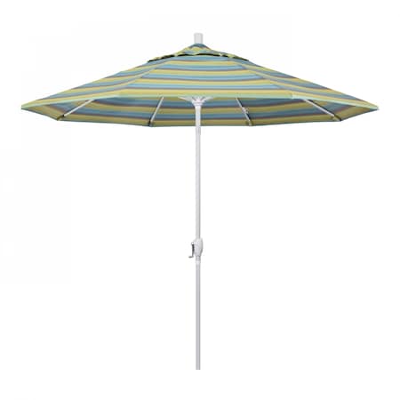 California Umbrella Patio Umbrella, Octagon, 101" H, Sunbrella Fabric, Astoria Lagoon 194061034125