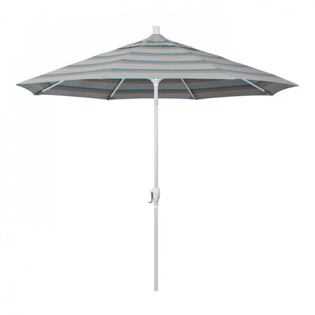 California Umbrella Patio Umbrella, Octagon, 101" H, Sunbrella Fabric, Gateway Mist 194061034187