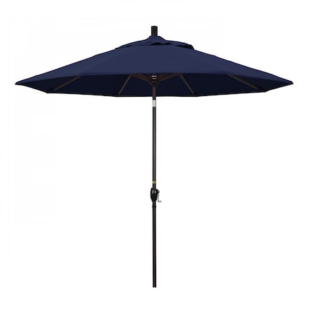 California Umbrella Patio Umbrella, Octagon, 101" H, Olefin Fabric, Navy 194061034231