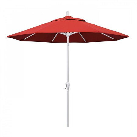California Umbrella Patio Umbrella, Octagon, 101" H, Olefin Fabric, Red 194061034248
