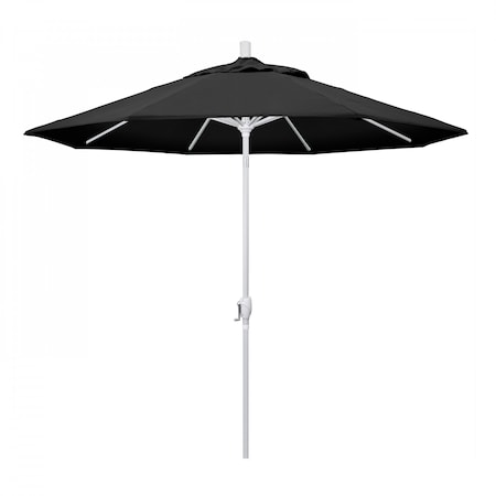 California Umbrella Patio Umbrella, Octagon, 101" H, Olefin Fabric, Black 194061034293