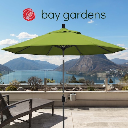 California Umbrella Patio Umbrella, Octagon, 101" H, Sunbrella Fabric, Macaw 194061034859