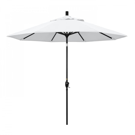 California Umbrella Patio Umbrella, Octagon, 101" H, Olefin Fabric, White 194061035115