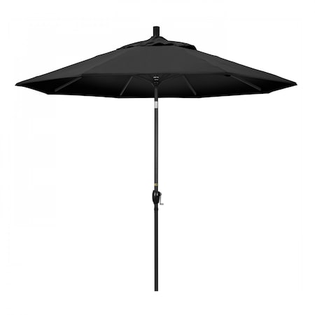 California Umbrella Patio Umbrella, Octagon, 101" H, Olefin Fabric, Black 194061035191