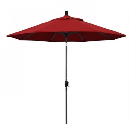 California Umbrella Patio Umbrella, Octagon, 101" H, Pacifica Fabric, Red 194061035337