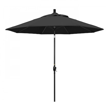 California Umbrella Patio Umbrella, Octagon, 101" H, Pacifica Fabric, Black 194061035351