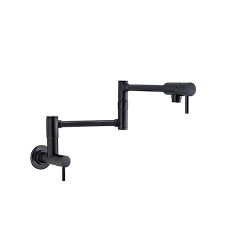 Pfister Lita Wall Mount Pot Filler Tuscan Bronze GT533-PFY