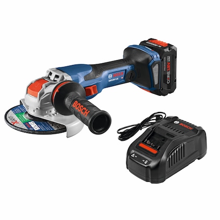 Bosch Angle Grinder, 18V DC, 5 in or 6 in Wheel Dia. GWX18V-13CB14