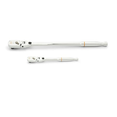 Gearwrench 2 Piece 1/4" & 3/8" Drive 120XP Locking Flex Head Ratchet Set 81380