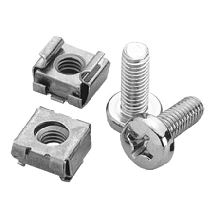 Nvent Hoffman Fastener Package, Fits 9mm Sq Holes, Ste ECNSM6