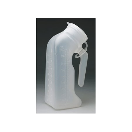 Medegen Medical Products Urinal w/Cover, Translucent, Bagged, PK50 H141-01