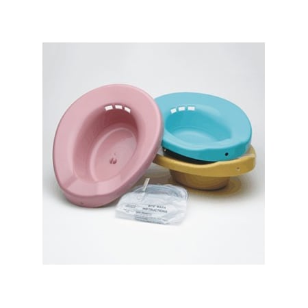 Medegen Medical Products Sitz Bath, Elongated, Rose, PK14 H995-10